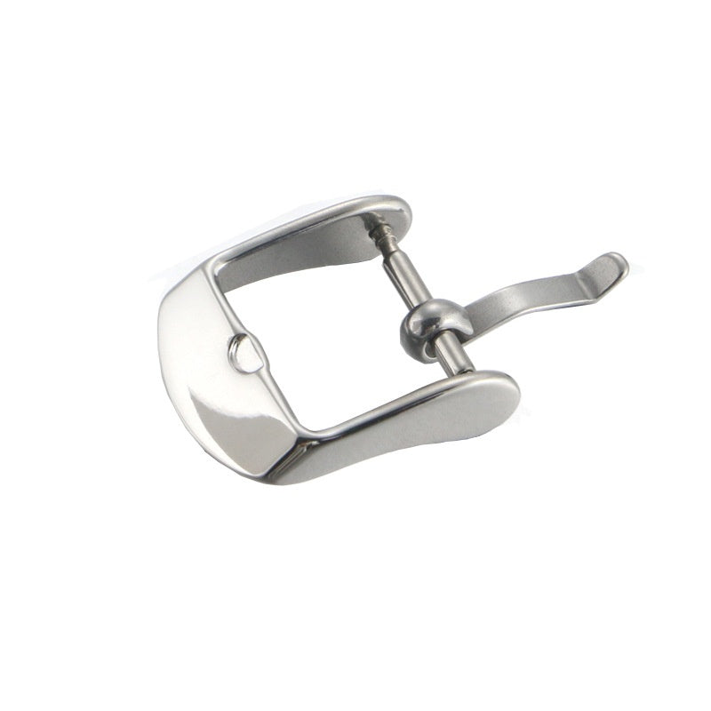 High Quality Screw PVD black 20 22mm with 4mm tongue stainless steel watch band buckle-51