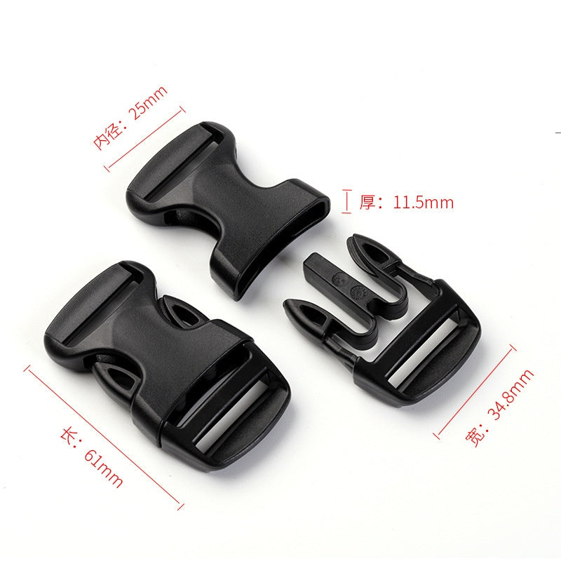 Manufacturer Custom Belt Set Buckles High Quality Belt Bag Webbing Metal Slide Side Quick Release Adjustable Buckle-50