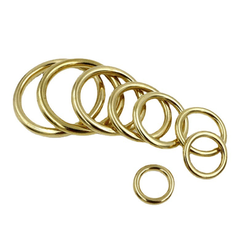 Solid Brass 6MM - 50MM Seamless O Rings Round Ring-51