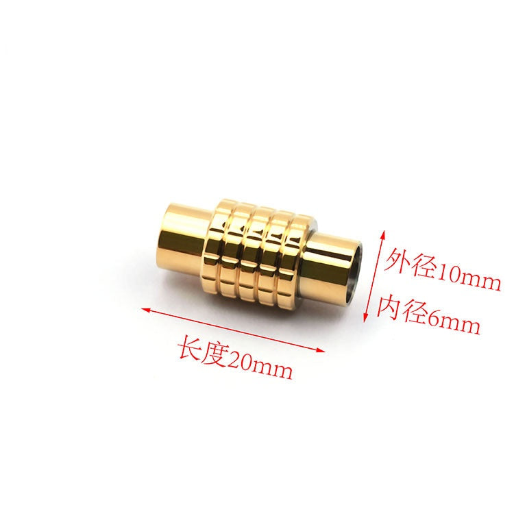 Hot Sale Strong Magnetic Clasps Locking Leather Gold Silver Bracelets Connectors For DIY Jewelry Making-51