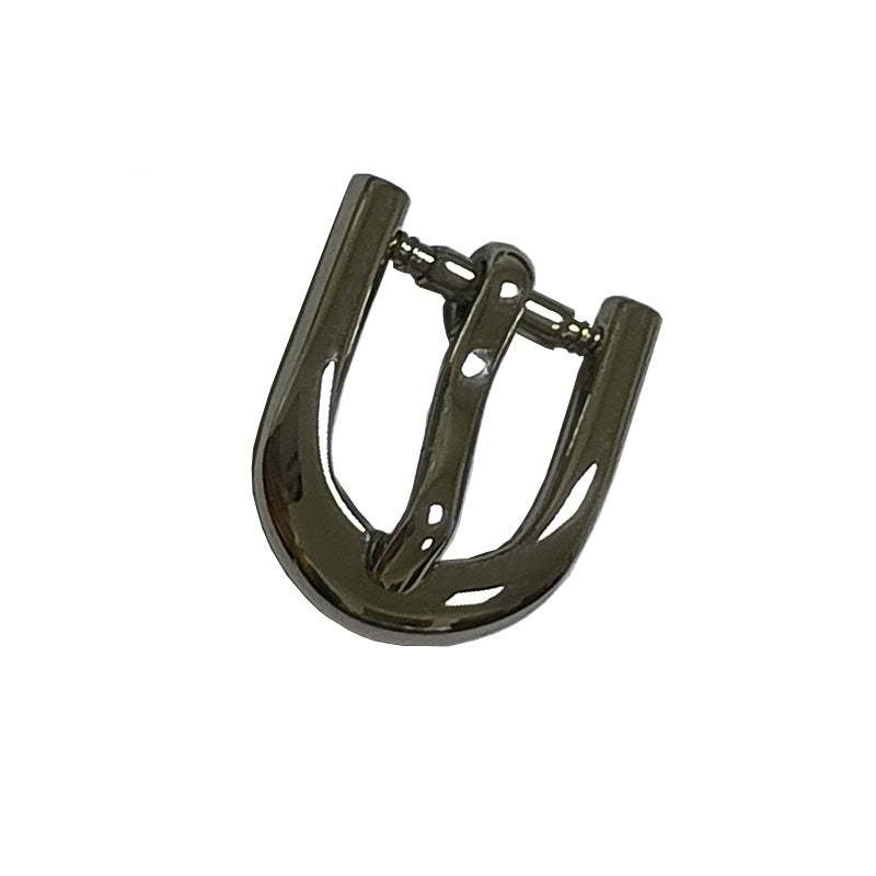 Steel Watch Clasp Shiny or Matte Solid Oil Pressure Watch Buckles custom watch buckle logo-52
