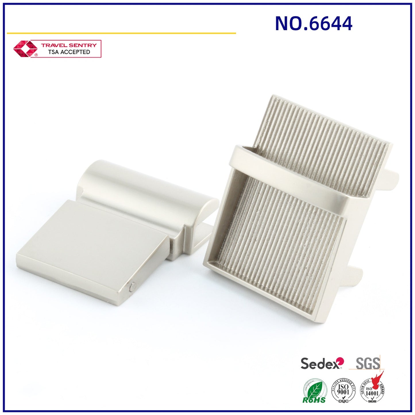 Chinese factory direct sales sample design safe turn lock clasp bag lock for handbag/bag-53