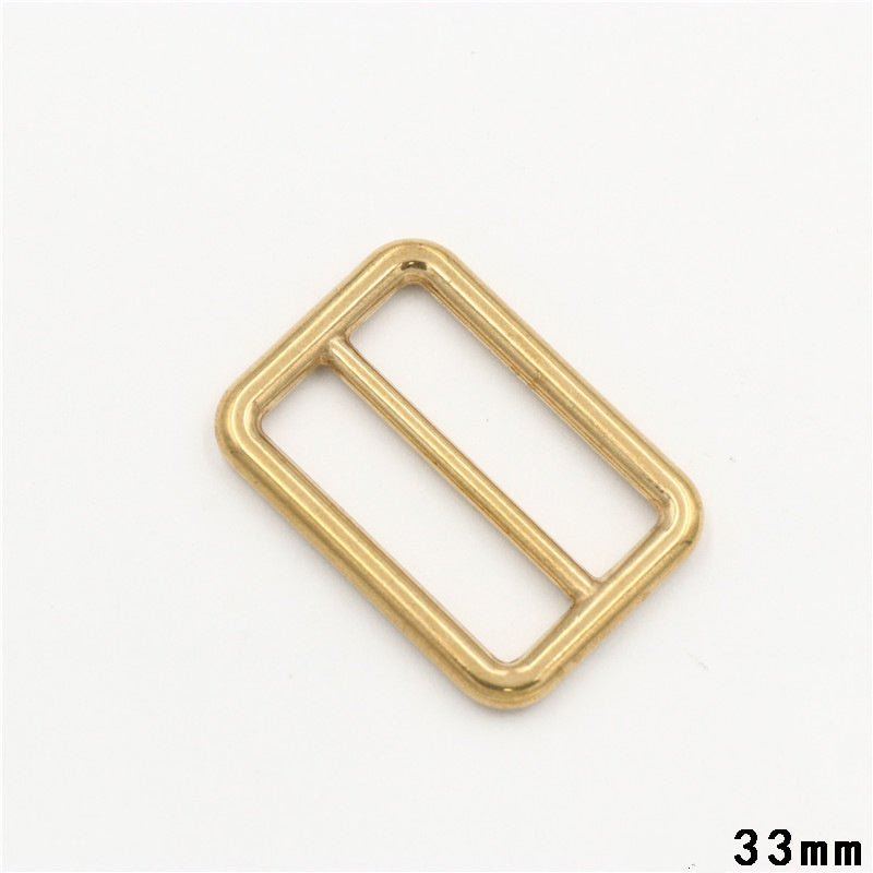 18-38mm Soild Brass Belt Buckles Bag Strap Slider Tri-Glide Webbing Adjuster Buckle DIY Backpack Hook Clasp Accessories-53