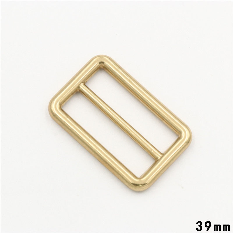 18-38mm Soild Brass Belt Buckles Bag Strap Slider Tri-Glide Webbing Adjuster Buckle DIY Backpack Hook Clasp Accessories-53