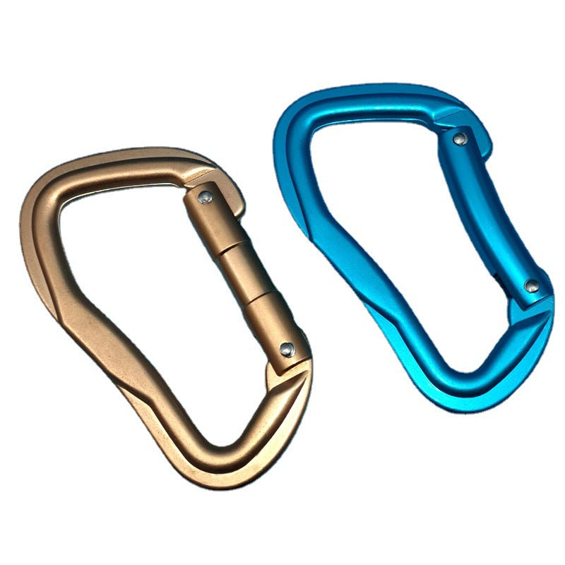 Critically Acclaimed 7075 Aviation Aluminum Alloy Locking Carabiner Snap Hook For Outdoor Sport-54