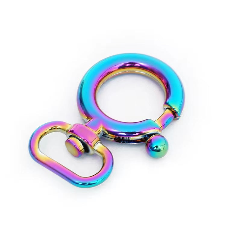 Rainbow colored special snap hook for bag-54