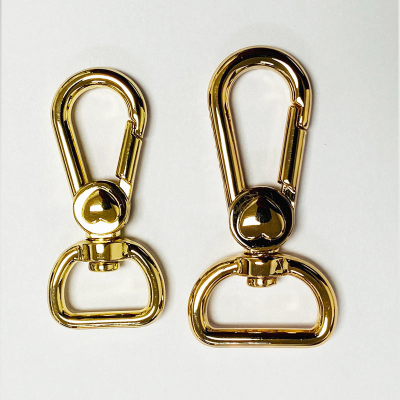 News Gun Metal Rose Gold Antique Brass Rainbow Nickel Snap Buckle Hook For Bags Lady Handbag Hardware-55