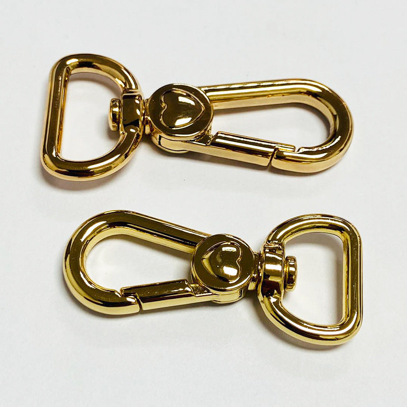 News Gun Metal Rose Gold Antique Brass Rainbow Nickel Snap Buckle Hook For Bags Lady Handbag Hardware-55
