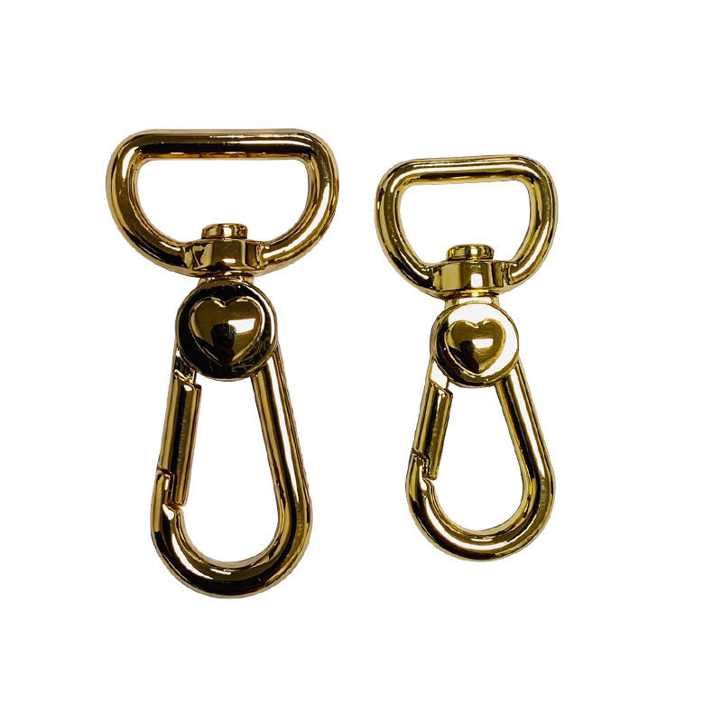 News Gun Metal Rose Gold Antique Brass Rainbow Nickel Snap Buckle Hook For Bags Lady Handbag Hardware-55