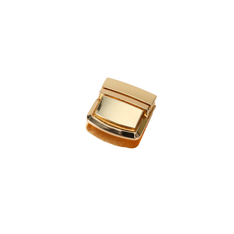 Alloy Square Push Lock Tongue Lock Clasp Buckle for Leather Craft Women Bag Handbag Purse DIY Hardware Accessories-55