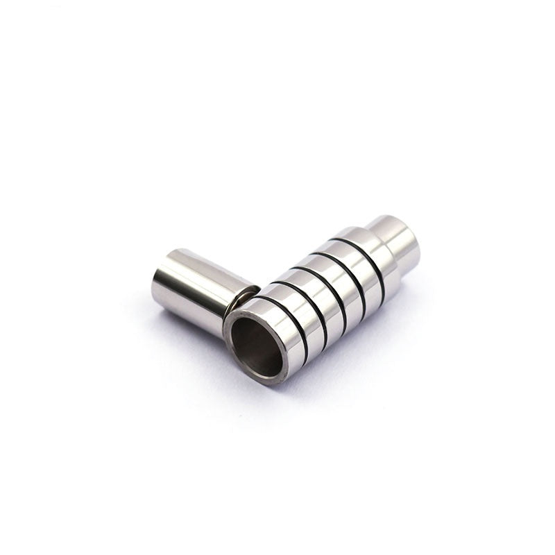 Magnetic Braided Leather Clasps Stainless Steel Jewelry Bracelets Bracelet Clasp Connectors-55