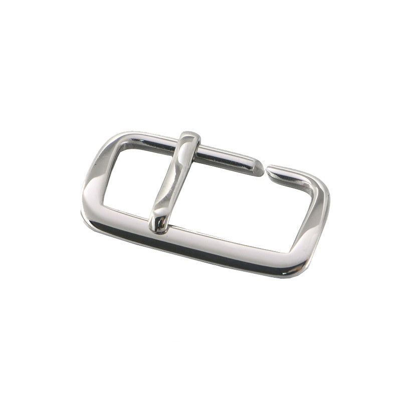 High Quality Screw PVD black 20 22mm with 4mm tongue stainless steel watch band buckle-56