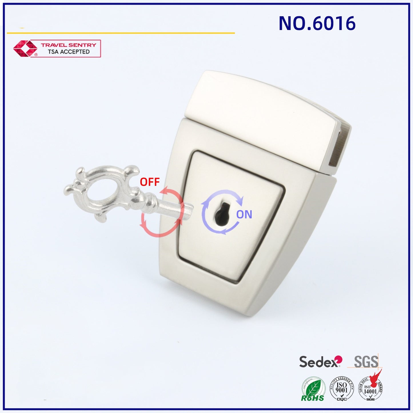 Wholesale Nickel Free Hardware Accessories Metal Briefcase Lock For Sale-56