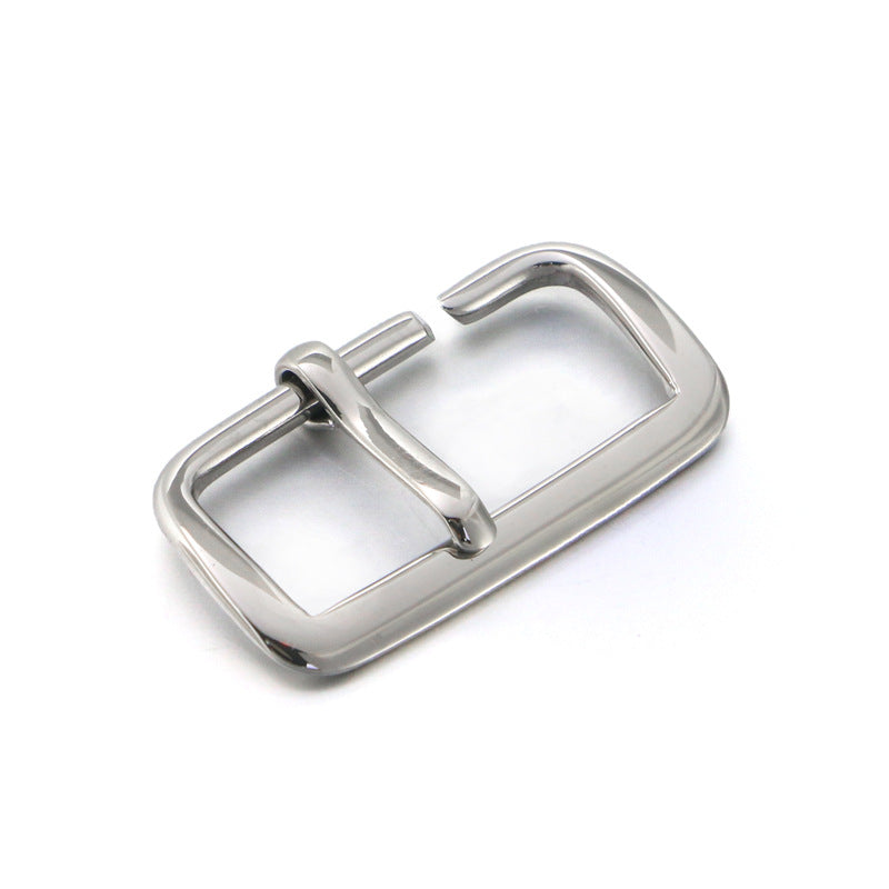 High Quality Screw PVD black 20 22mm with 4mm tongue stainless steel watch band buckle-56