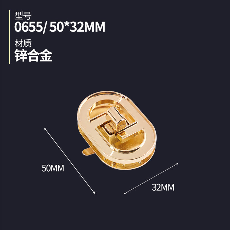 Handbag and handbag hardware accessories leather lock egg-shaped lock handbag hardware accessories-56