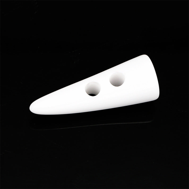 Button Manufacturer Buffalo Plastic Cow Horn Two Holes Toggle Button for Coat-57