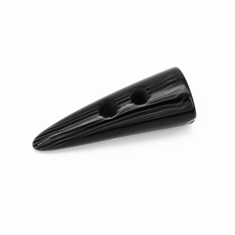 Button Manufacturer Buffalo Plastic Cow Horn Two Holes Toggle Button for Coat-57