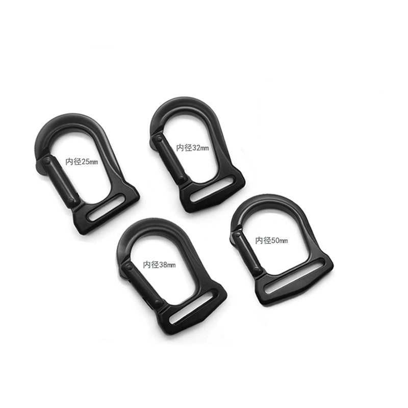 Aviation aluminum alloy connector buckle is suitable for suspension trainer fitness, safety belt or bag strap-58