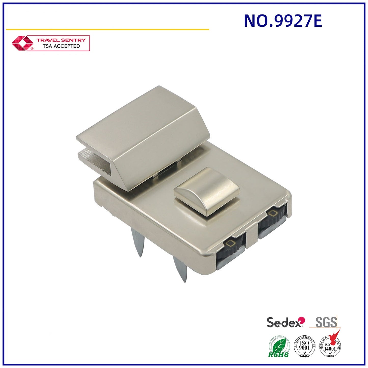 Factory Price Zinc Alloy Purse Push Lock For Bag-58