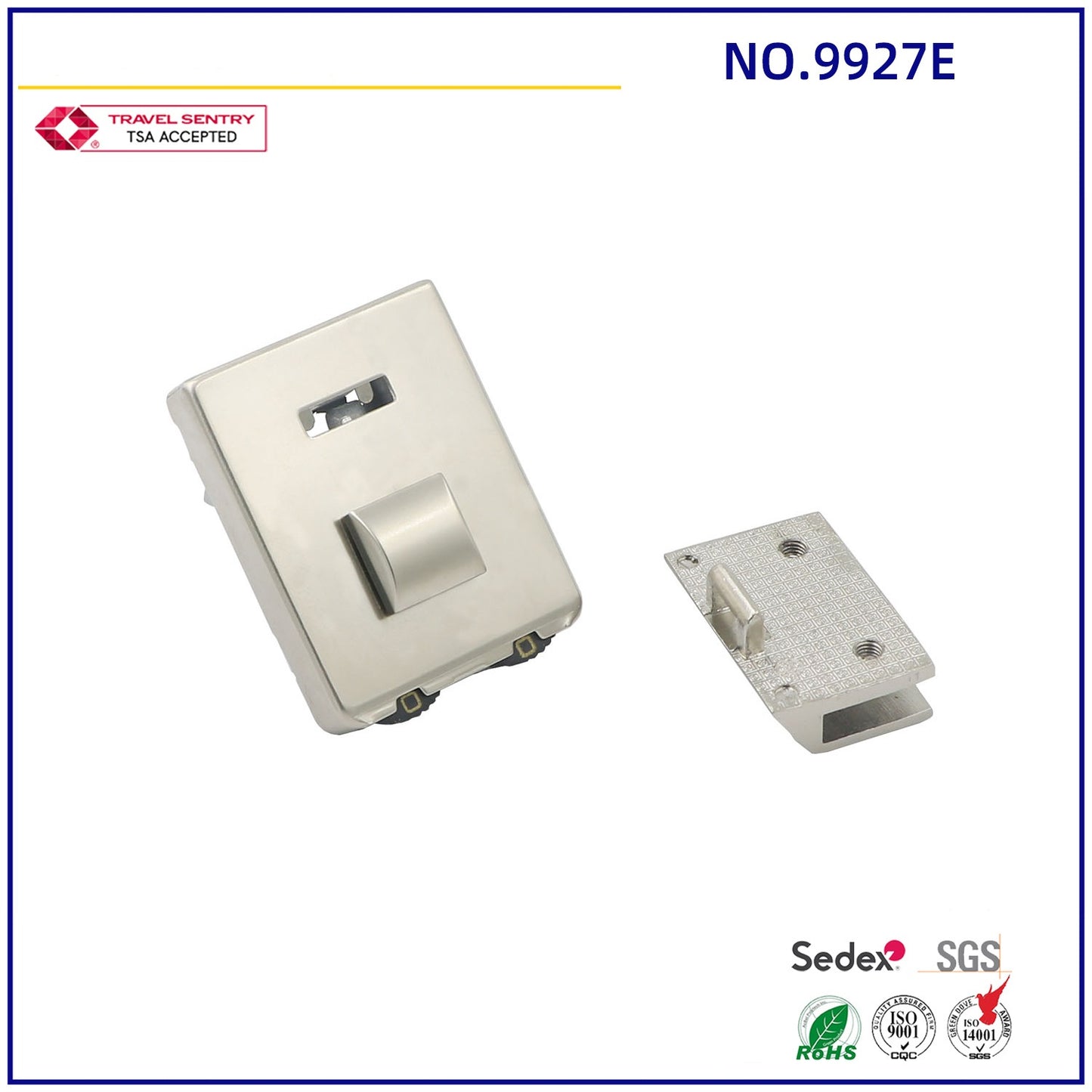 Factory Price Zinc Alloy Purse Push Lock For Bag-58