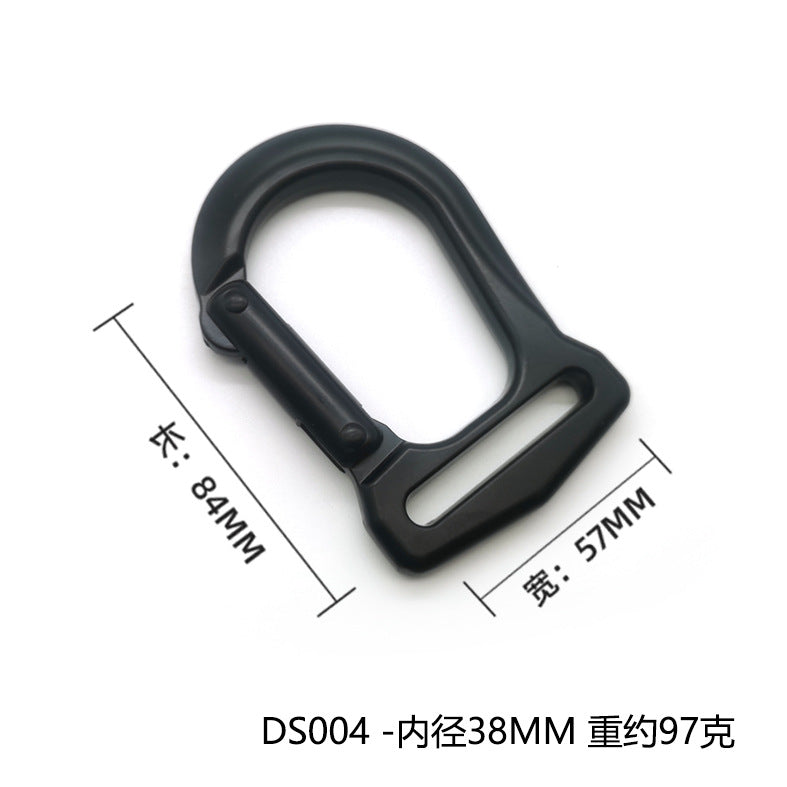 Aviation aluminum alloy connector buckle is suitable for suspension trainer fitness, safety belt or bag strap-58