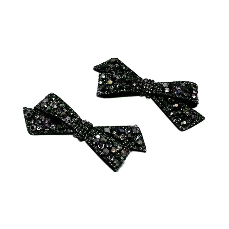 High Quality Sandal Rhinestone Ladies Sandals Upper Accessories butterfly Shoe Parts Accessories Decoration Accessories-5
