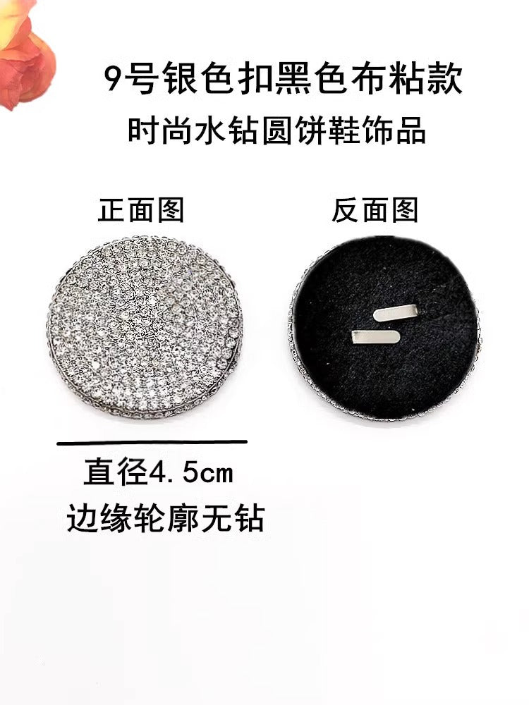 Factory Stock Many Different Styles Silver Gold Metal Color Alloy with Shining Crystal Glass Women High Heel Shoe Clips Trims-6