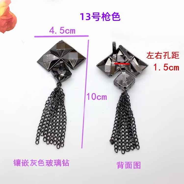 Decorative tassel buckles for bags and boots-146