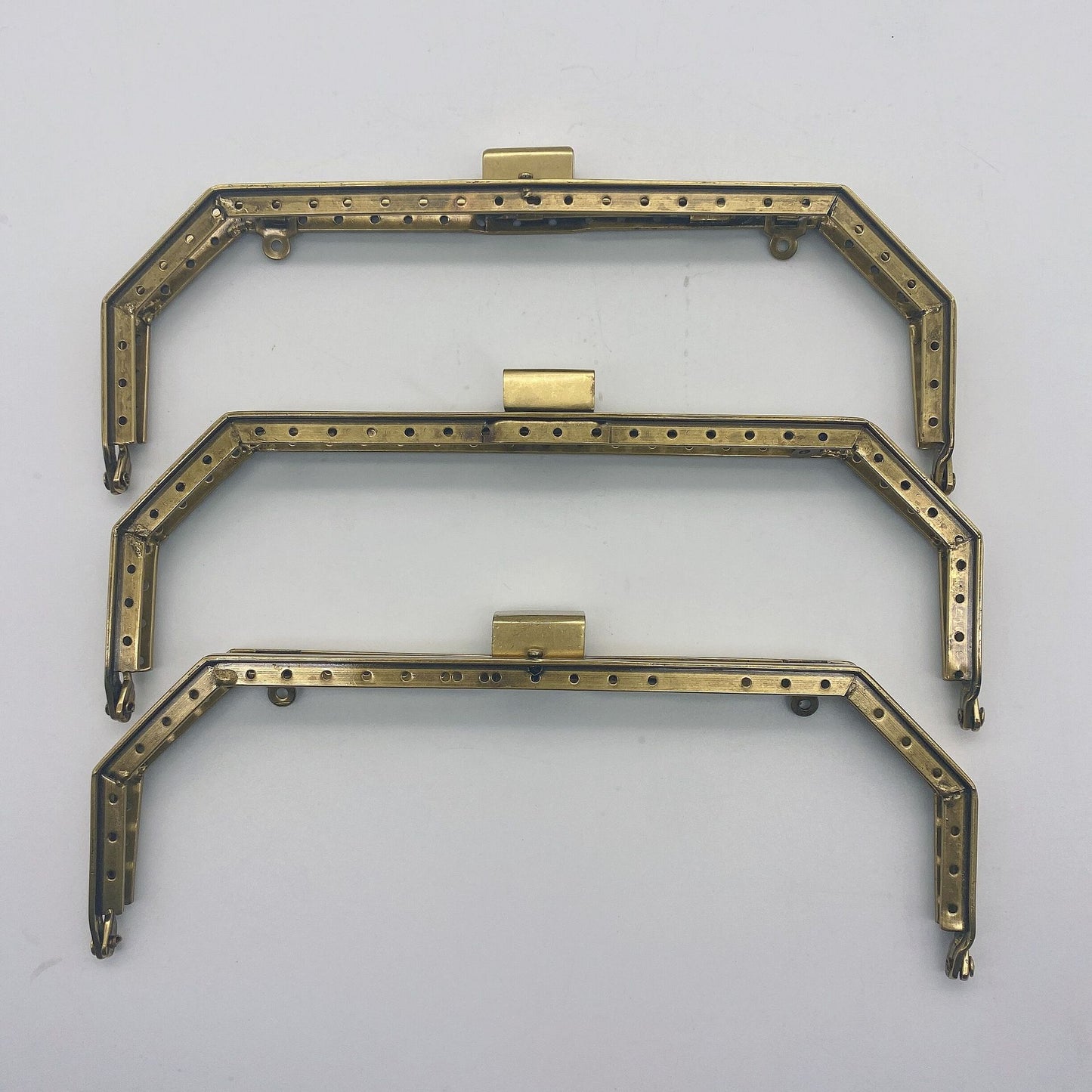 DIY Handmade Sewing Hardware Accessories Open Square Wallet Handle Zinc Alloy Kiss Clasp Purse Frame-36