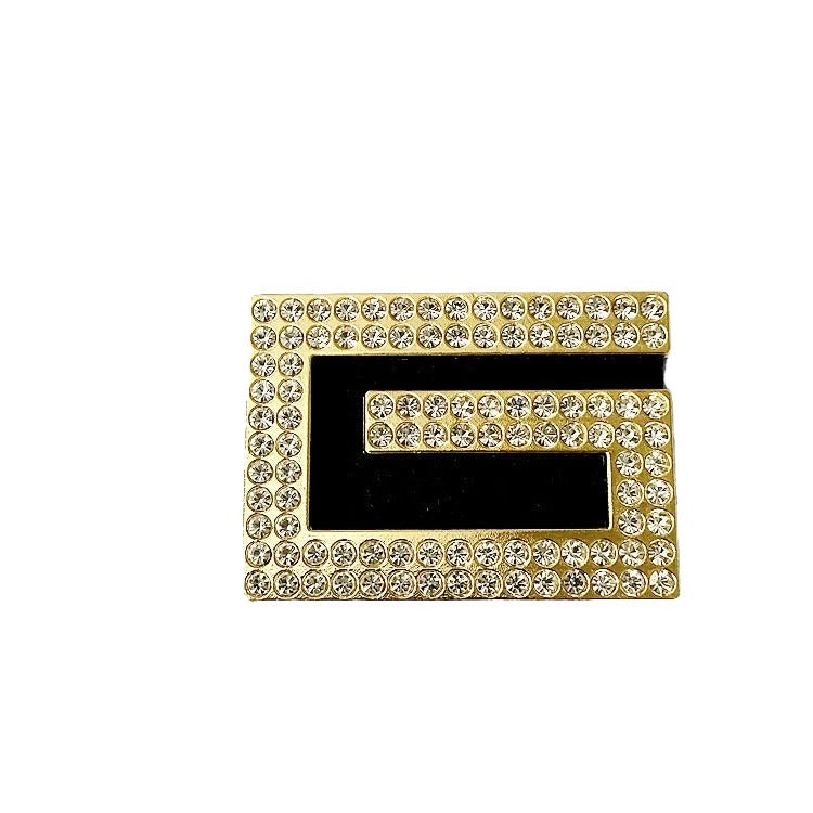 Shiny Crystal Shoe Buckle Metal Buckle for for Women's Shoe-140
