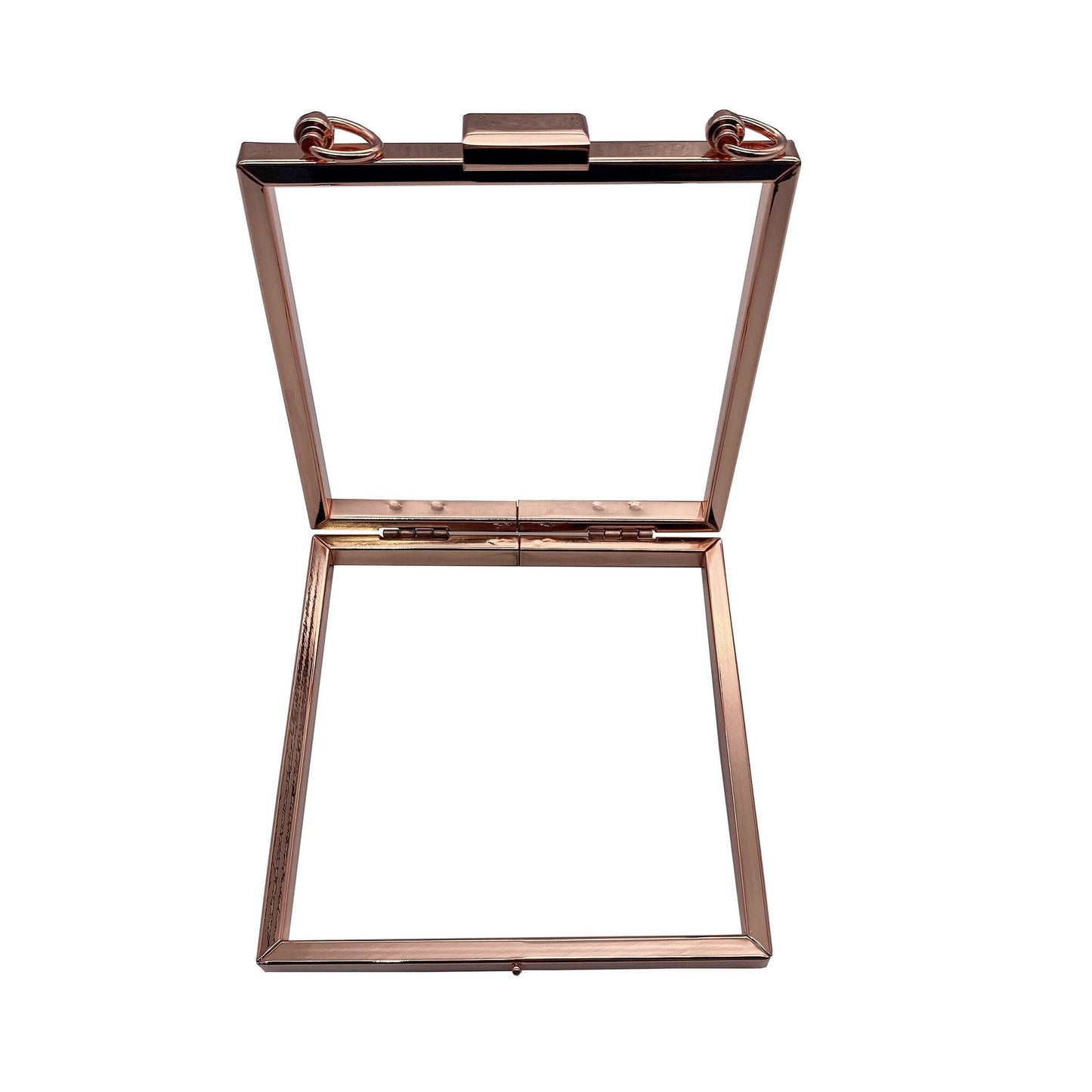 square Kiss Lock Box Frame Clutch Frame Bag Accessories Gold Purse Frame for Evening Bags-13