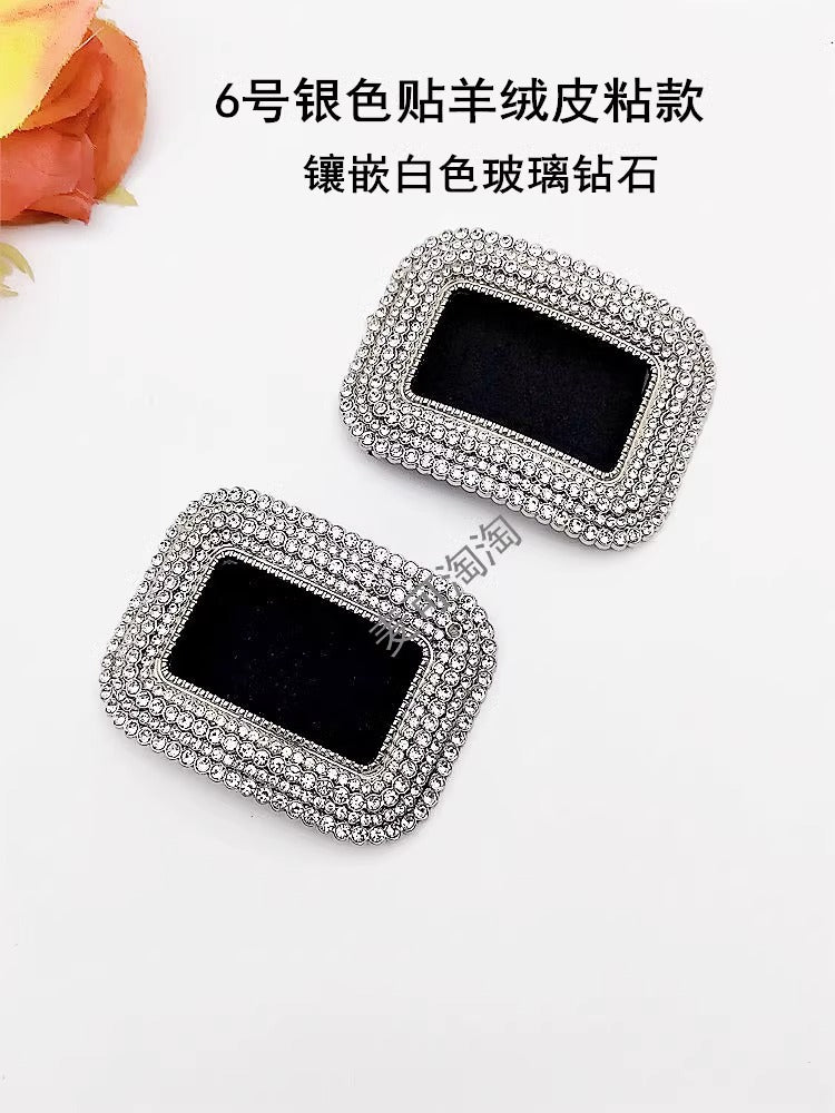 Factory Supply Lady Shoe Accessories Rhinestone Shoe Buckle Shoe Clips-155