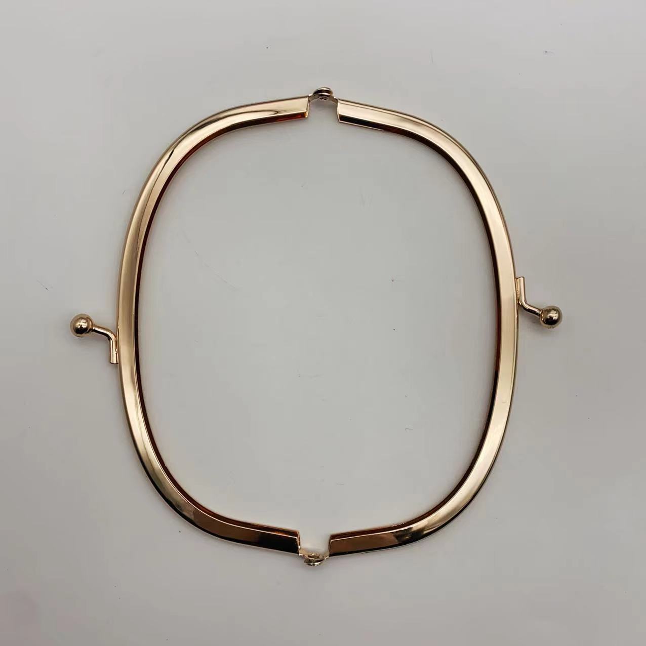 Wholesale Handbag Hardware Accessory Open Channel Kiss Lock Clasp Metal Coin Purse Clutch Frame 6.5/8/9/10.5/12cm for Bag Making-3