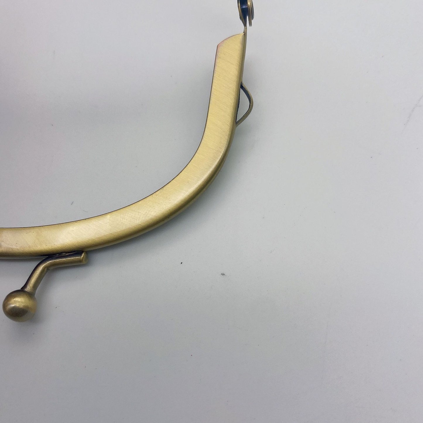 Factory Wholesale Brush Anti Brass Semi-Circle Metal Purse Frame 15*6.3cm DIY Hardware Accessories Bag Part for Handbags-80
