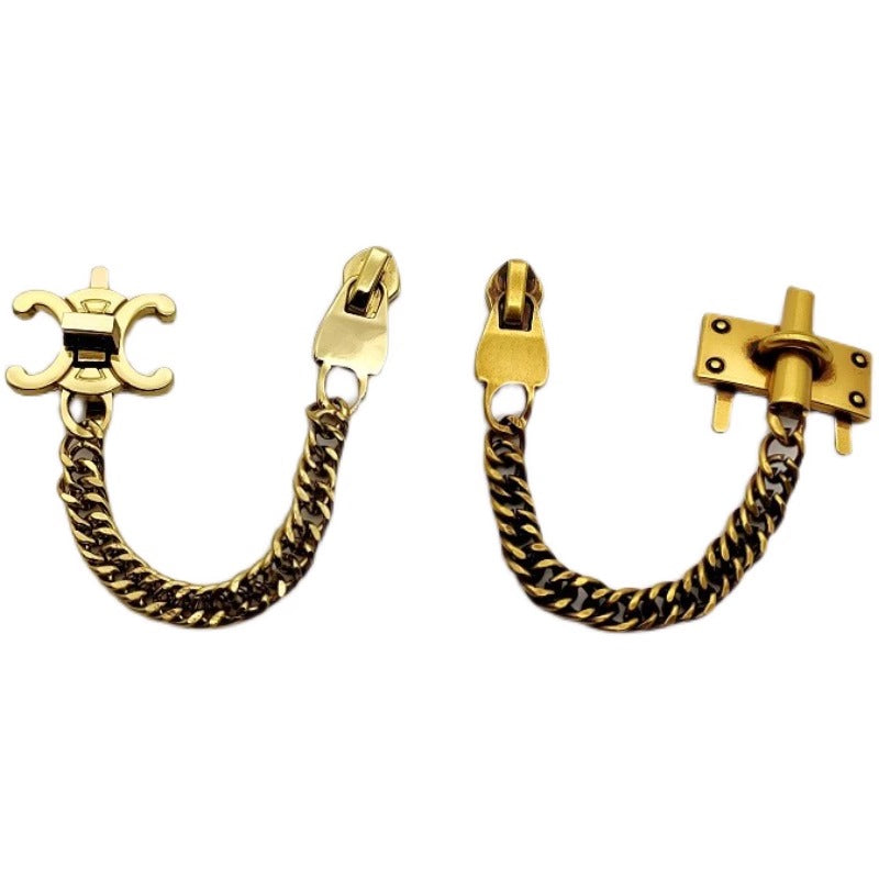 Zipper with lock for boots-136