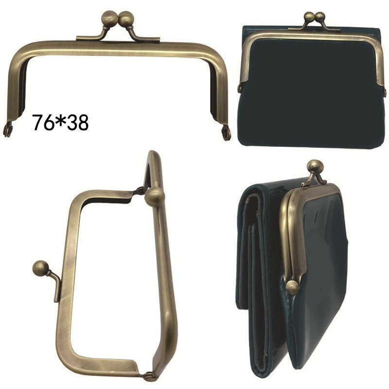 Stock Supply 16.5cm 6 Colors High Quality Round Ball Clasp Metal Bag Frame-37