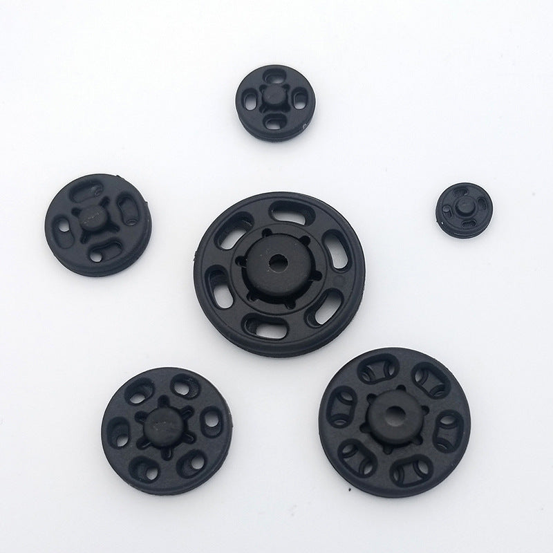 Custom Sewing Invisible Snap Buttons Two Parts Press Button Plastic Snap Button for Baby Clothing-6