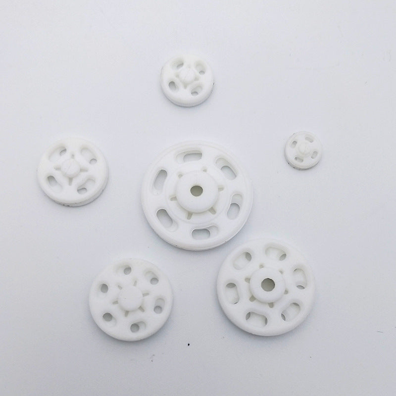 Custom Sewing Invisible Snap Buttons Two Parts Press Button Plastic Snap Button for Baby Clothing-6