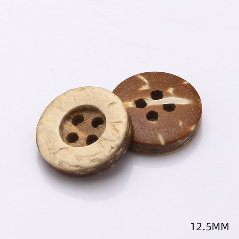 Stock Garment Accessories Sewing Coconut Button Natural Coconut Buttons-61