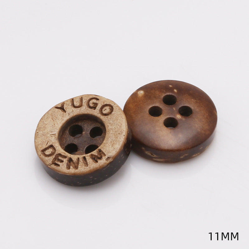 Stock Garment Accessories Sewing Coconut Button Natural Coconut Buttons-61