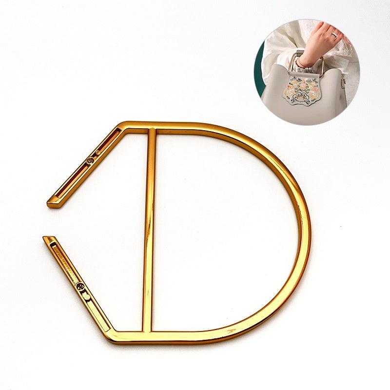new fashion custom design high quality good material zinc alloy leather bag handle for brand lady handbag-61