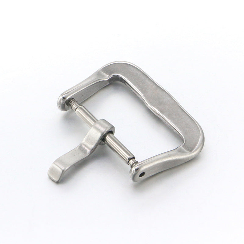 Stainless Steel Watch Pin Buckle For Leather And Silicone Watch Strap-61