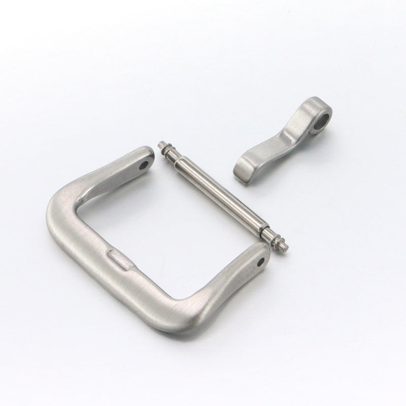 Stainless Steel Watch Pin Buckle For Leather And Silicone Watch Strap-61