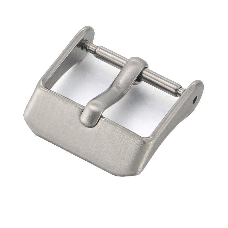 Durable 16mm 18mm 20mm 22mm black and silver metal watch clasp buckle watch strap buckles-62