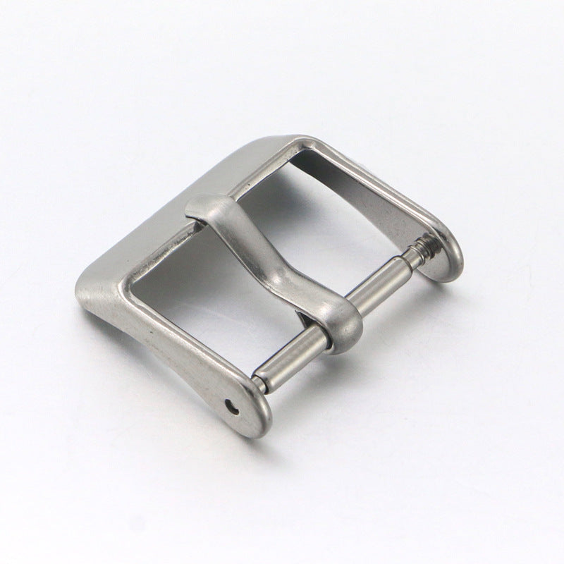 Durable 16mm 18mm 20mm 22mm black and silver metal watch clasp buckle watch strap buckles-62