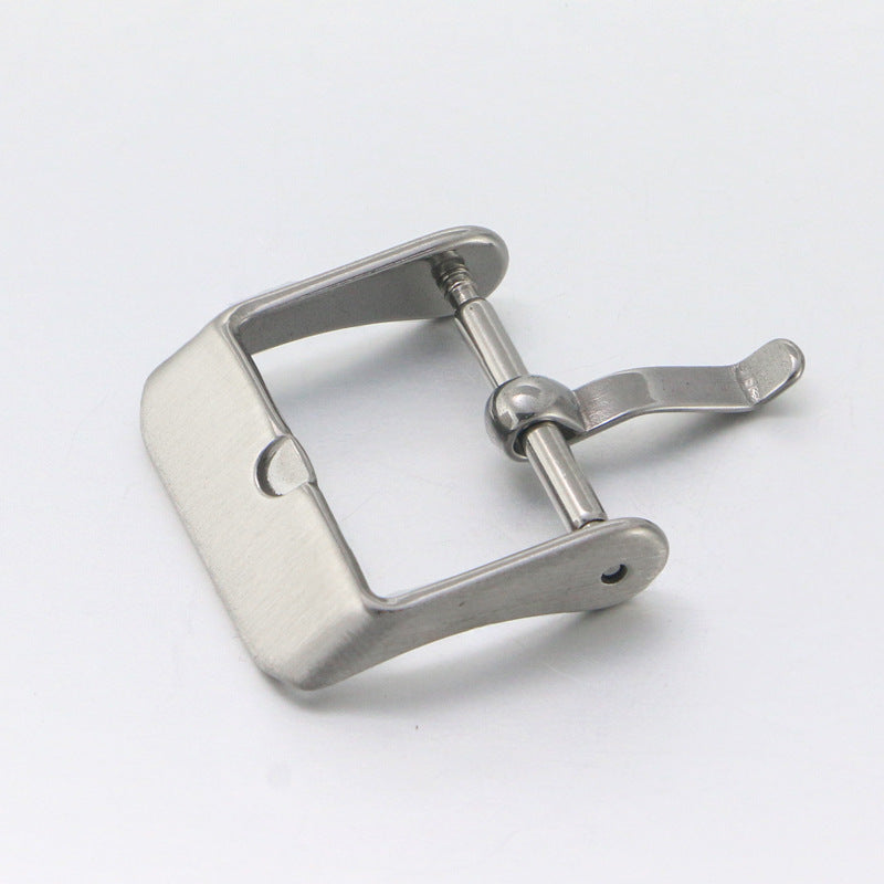 Durable 16mm 18mm 20mm 22mm black and silver metal watch clasp buckle watch strap buckles-62