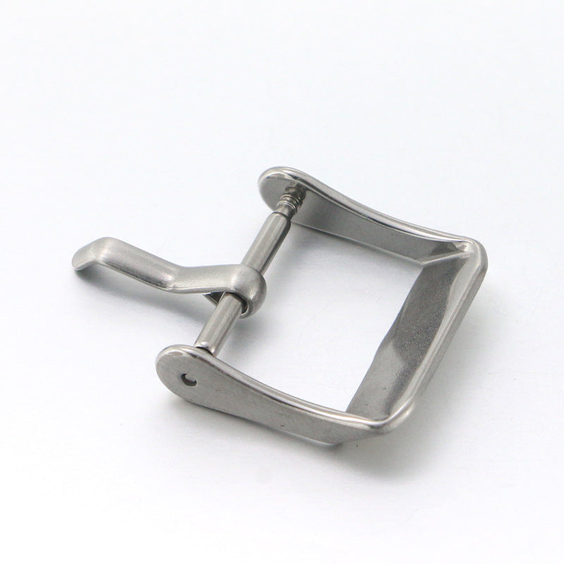 Durable 16mm 18mm 20mm 22mm black and silver metal watch clasp buckle watch strap buckles-62