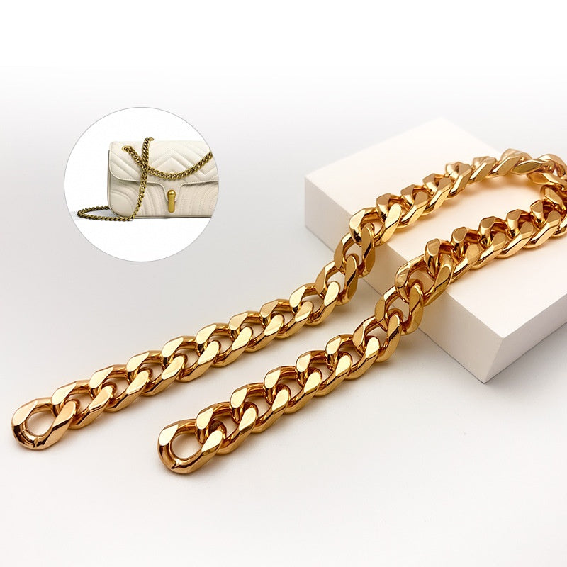 Hot Selling Metal Alloy Handbag Chains for Bags Accessories Purse Shoulder Handbag Chain Lady Chains Bag-63