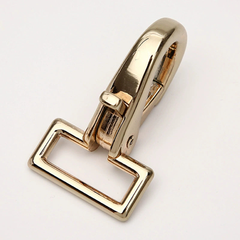 Zinc alloy Die Cast Square Fixed Eye Snap hook webbing hook-64