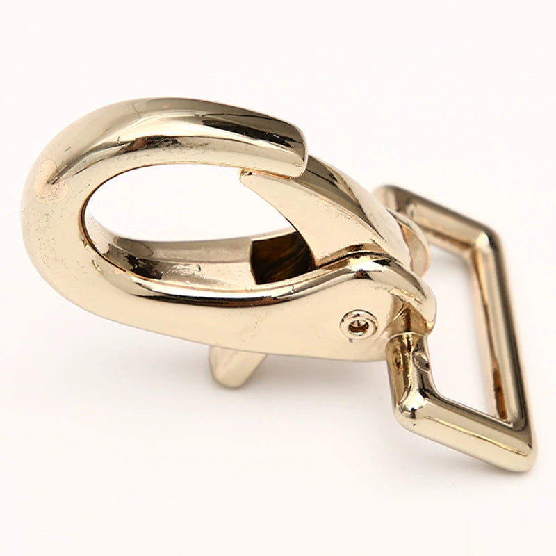 Zinc alloy Die Cast Square Fixed Eye Snap hook webbing hook-64